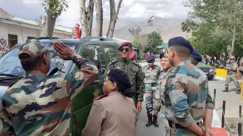 MS Dhoni celebrates Independence Day in Ladakh; see pictures