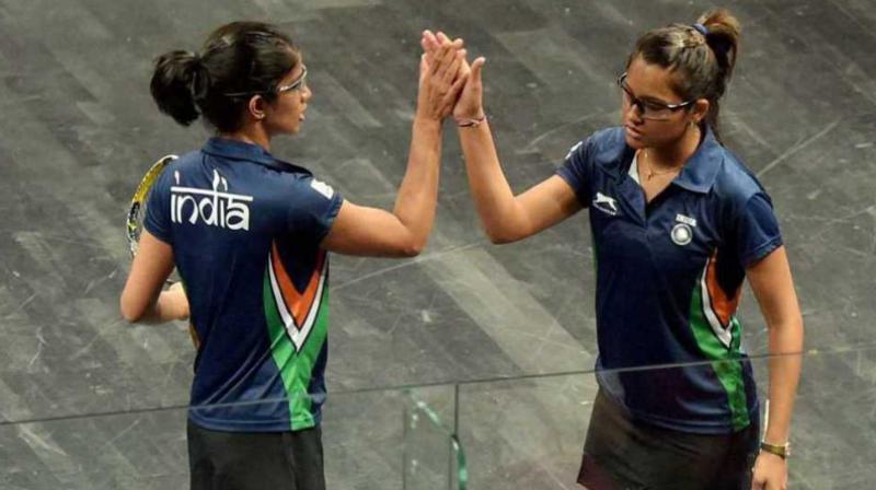 Joshna Chinappa and Dipika Pallikal made the final of the tournament with contrasting victories on Saturday. (Photo: PTI)