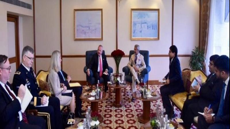 US Deputy Secy of State meets MEA Jaishankar in Delhi