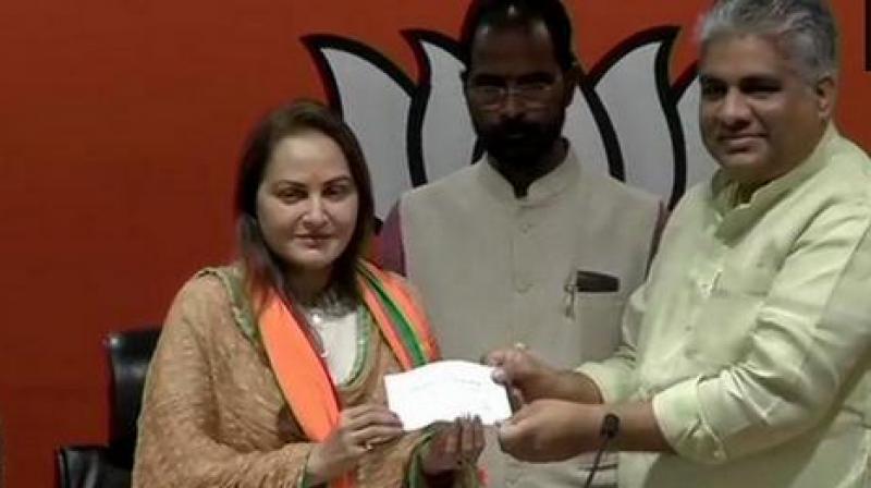 Actor-politician Jaya Prada joins BJP, may contest from UP\s Rampur