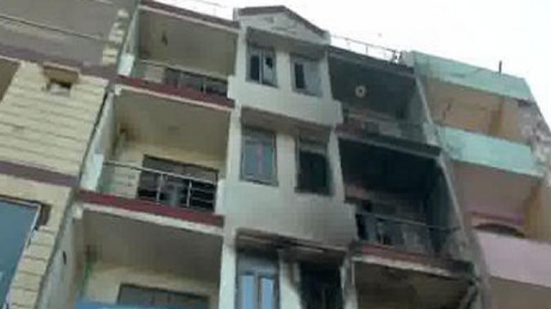 Two children die in Delhi building fire