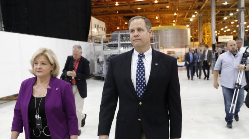 NASA Administrator Jim Bridenstine expressed full support Monday for President Donald Trumps proposed military â€œSpace Force.â€ (Photo: AP)