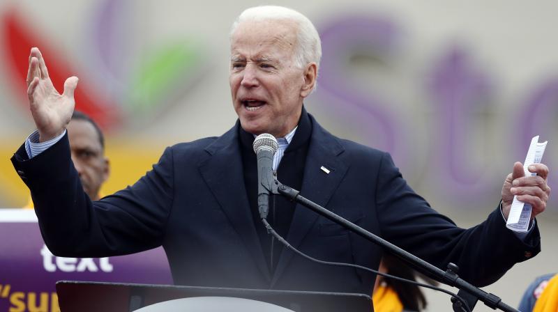 Joe Biden will be competing with 20 other candidates including heavyweights like Bernie Sanders and Elizabeth Warren to win Democratic nominations. (Photo:AP)