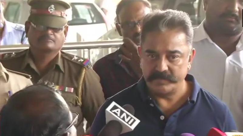 Not afraid, all religions have terrorists: Haasan as stones, eggs hurled at him
