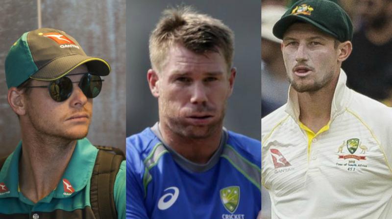 Not only were the trio banned from playing cricket for a long period of time, but also they were banned from captaining Australia in any format for two years. (Photo: AP / AFP)