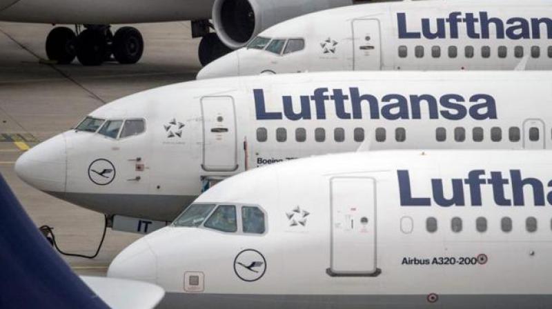 German airline Lufthansa said it was cancelling more than a third of its flights on Wednesday due to a walkout by pilots amid a long-running pay dispute. (Photo: AFP)