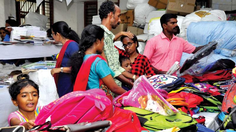 Student markets do brisk business