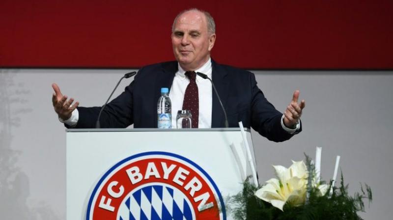 Hoeness confirms he will step down as Bayern Munich president