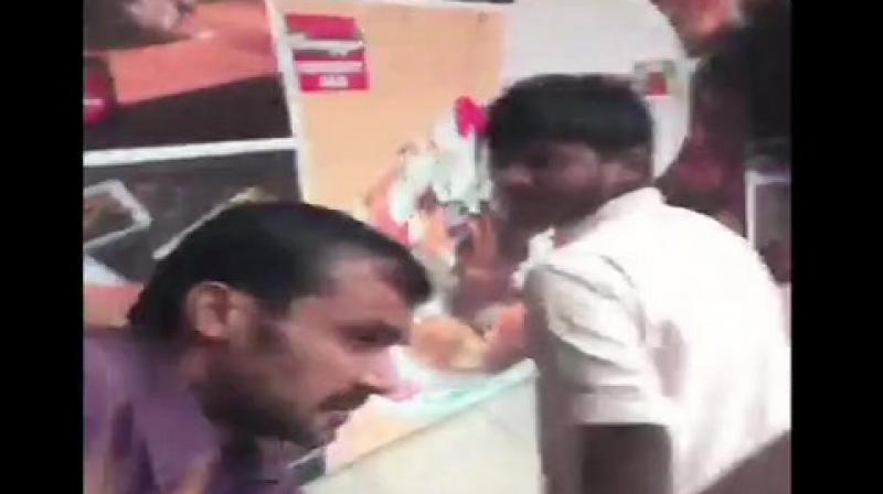 The incident took place at a mall in Mangalore on Wednesday afternoon. (Photo: ANI)