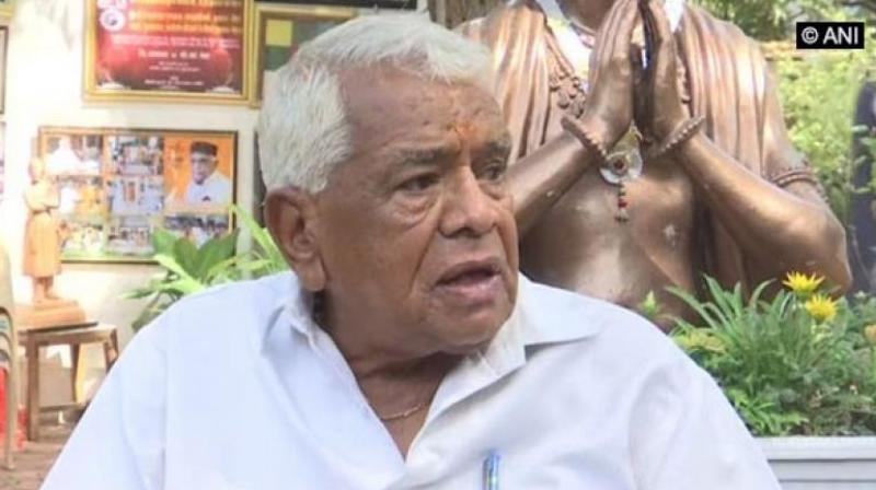 Former CM of Madhya Pradesh Babulal Gaur  (Photo: ANI)
