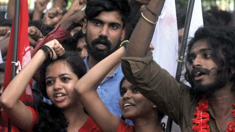 Kochi: SFI sweeps Maharajaâ€™s, ahead in MG union polls