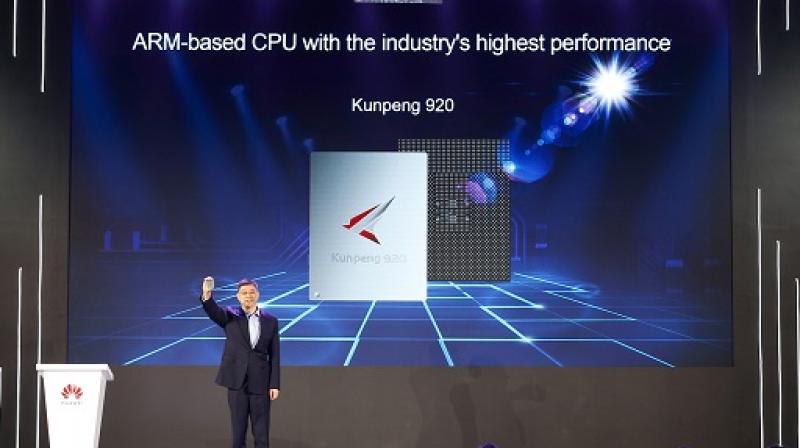 Kunpeng 920 integrates 64 cores at a frequency of 2.6GHz.