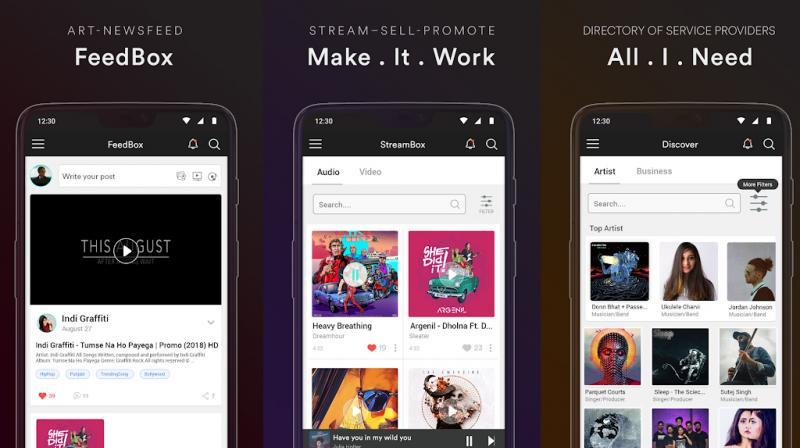 The playlist feature lets users to create a list of favourites akin to a media player and helps in showcasing ones music taste to the audience at large.