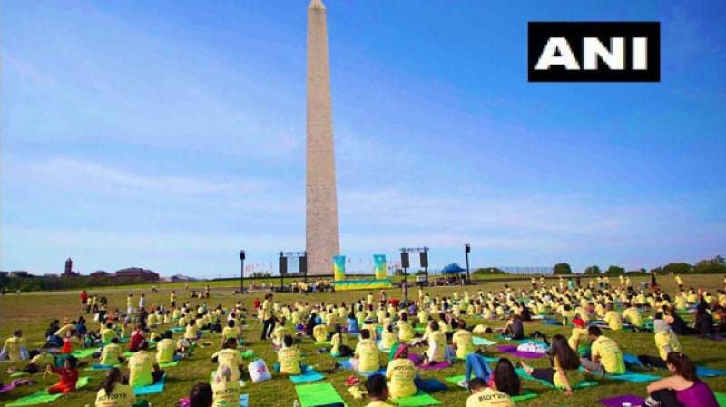 International Yoga Day celebrated In US