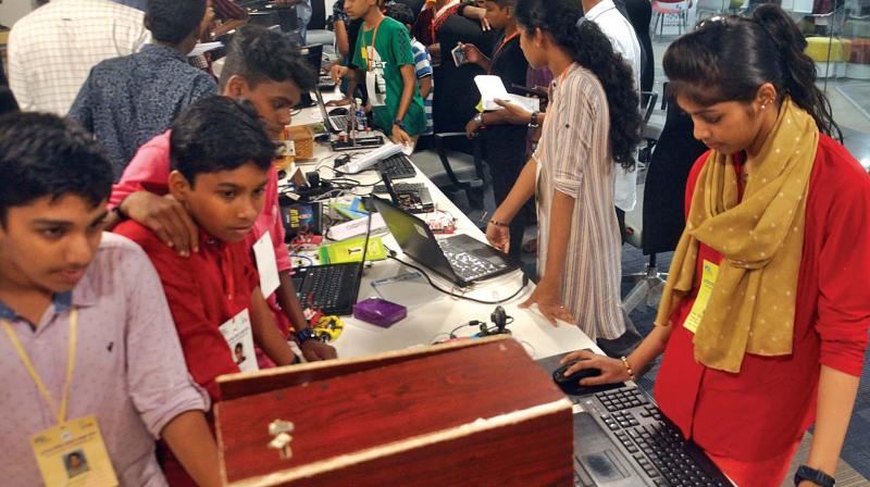 Future techiesâ€™ tryst with robotics