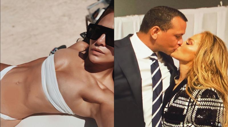 Alex Rodriguez shares hot bikini picture of fiance Jennifer Lopez; see