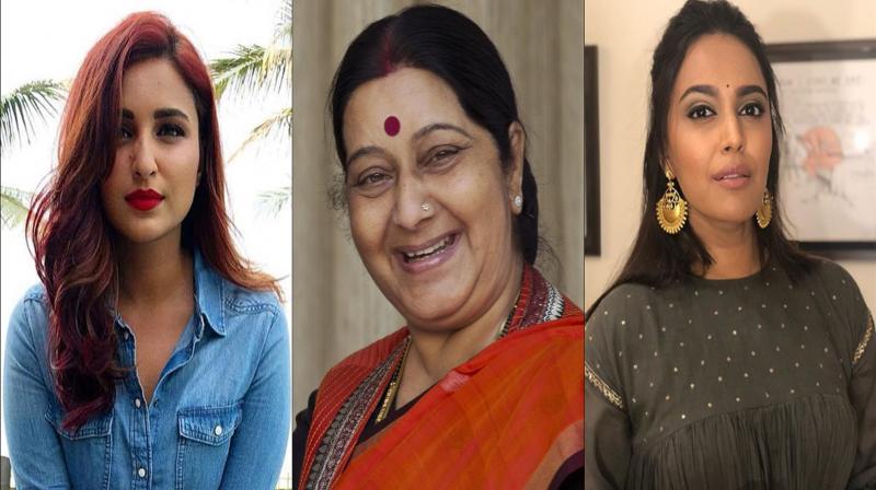 RIP Sushma Swaraj: Parineeti to Swara, Bollywood mourns death of ex-foreign minister