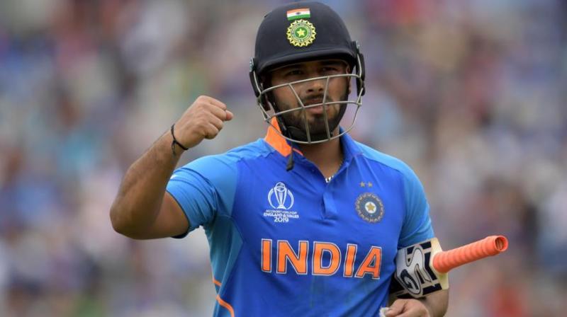An average of 22.90 in ODIs and 21.57 in T20s doesnt do justice to the kind of talent, flamboyant left-hander Rishabh Pant possesses and his impetuous shot selection is an indication that he is getting ahead of himself, feels 48-year-old Lance Klusener. (Photo:AFP)