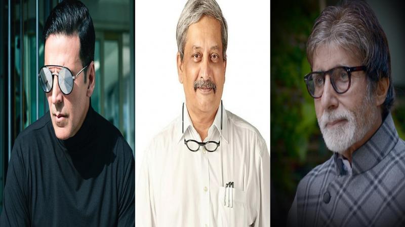 RIP Manohar Parrikar: Big B, Akshay and other Bollywood celebs mourn Goa CM\s demise