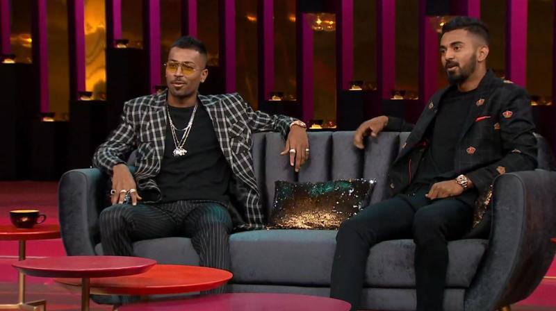The duo faced severe backlash for making inappropriate comments on women during a chat show, Koffee With Karan, hosted by Bollywood filmmaker Karan Johar. (Photo: Screengrab)