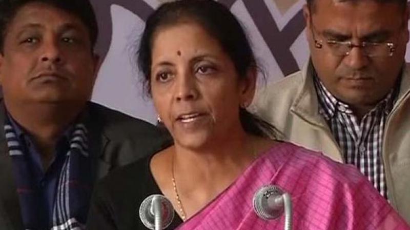 Commerce and Industry Minister Nirmala Sitharaman