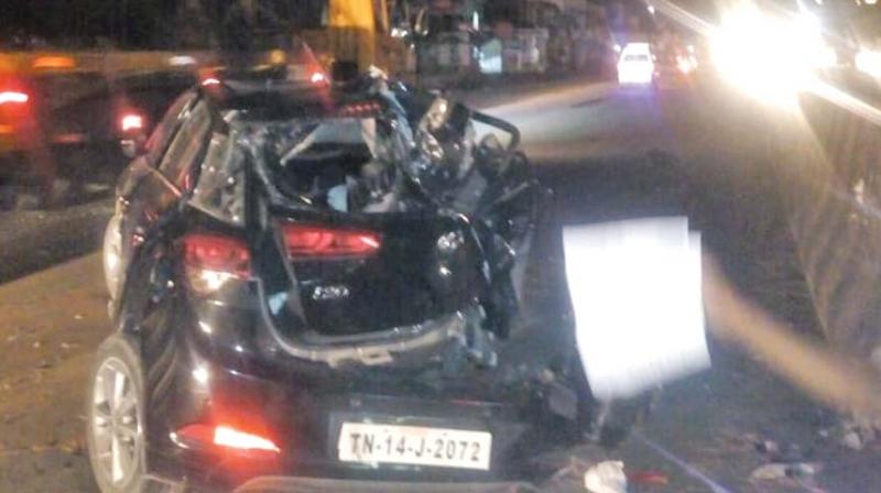 Two women die in car crash in Kanchi