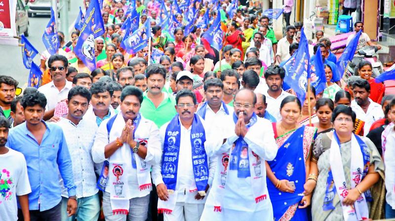 Kakinada: 9 Kapus contest under Jana Sena ticket