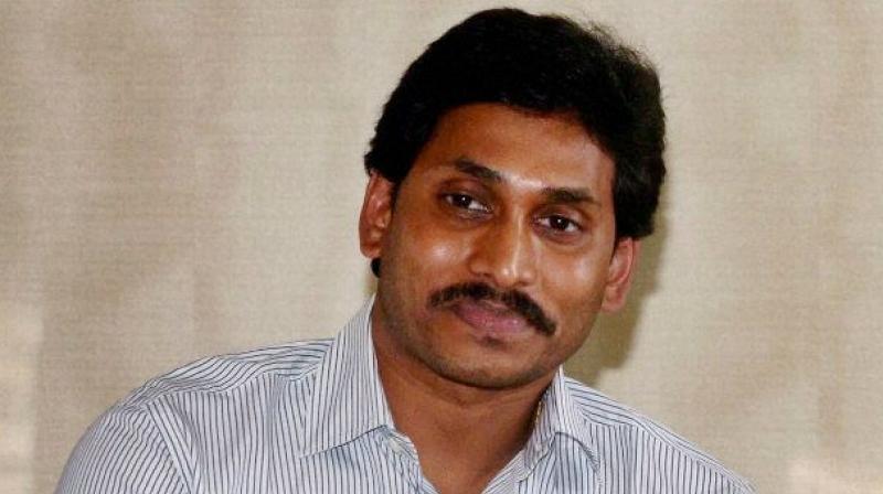 YSRC chief and leader of the opposition Y.S. Jagan Mohan Reddy
