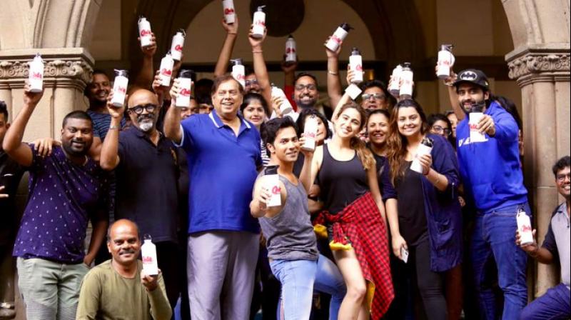 Coolie No 1 stars Varun, Sara support PM Modi\s initiative to ban single-use plastic