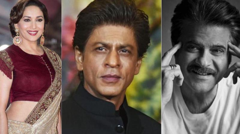 Shah Rukh Khan has worked with both Madhuri Dixiti-Nene and Anil Kapoor in his career.