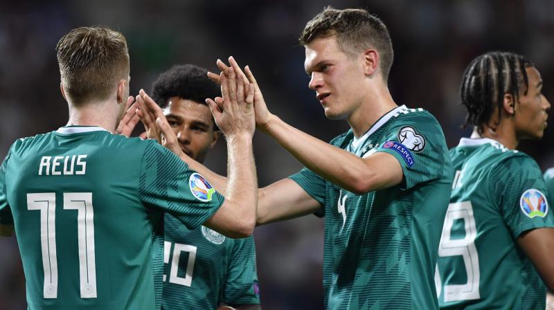 \Germany overhaul on track, eye win over Estonia\: Gnabry