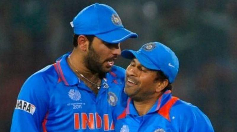 \Thanks for all that you have done for cricket\: Sachin to Yuvraj