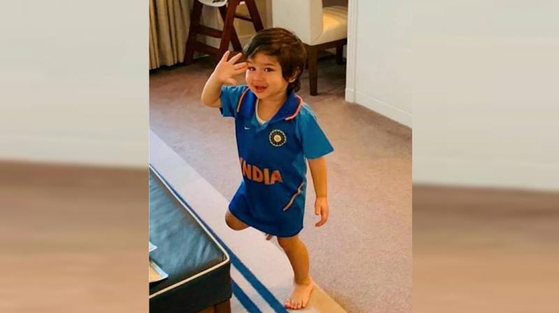 ICC CWC\19: Taimur Ali Khan celebrates India\s victory over Pakistan; fans say \cute\