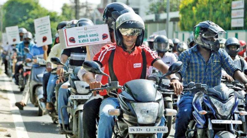 Chennai: HC asks cops to strictly enforce helmet rule