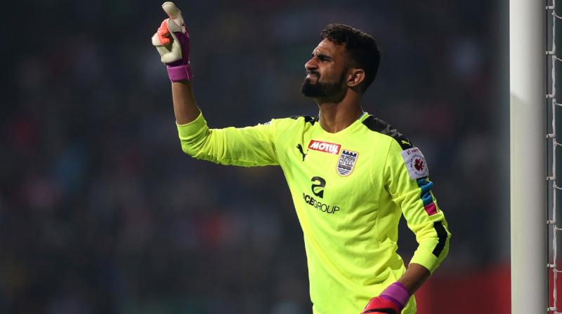 Alexandre Guimaraes wards will reach Bengaluru on Saturday and Amrinder knows a bit about the new team in ISL whom he represented in the I-League and AFC Cup in the last few seasons. (Photo: ISL Media)
