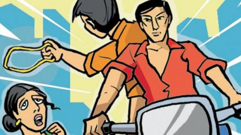 Chennai: Two arrested for snatching purse