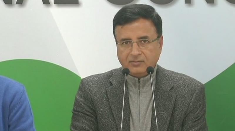 Congress chief spokesperson Randeep Surjewala said the Prime Minister should have spoken about the 10 big promises and issues he had talked about earlier. (Pho