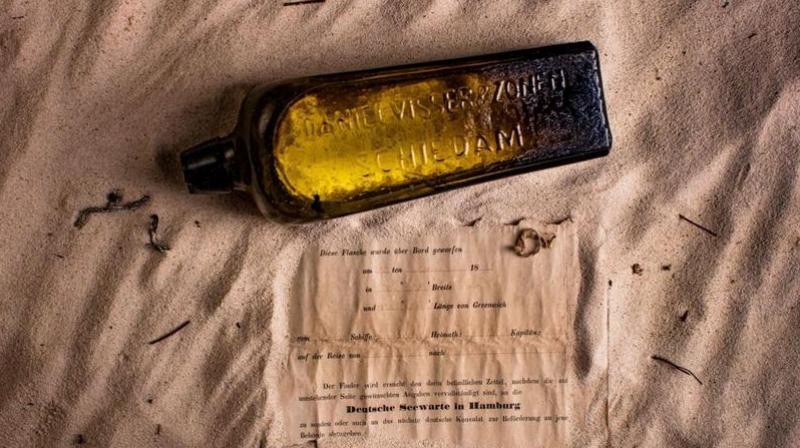 Australian finds message in a bottle written 50 years ago