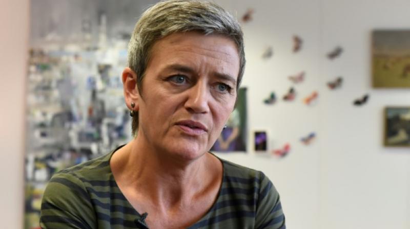 EU Commissioner of Competition Margrethe Vestager hit Google with the mega fine in June 2017 for illegally favouring its shopping service in search results. (Photo:AFP)