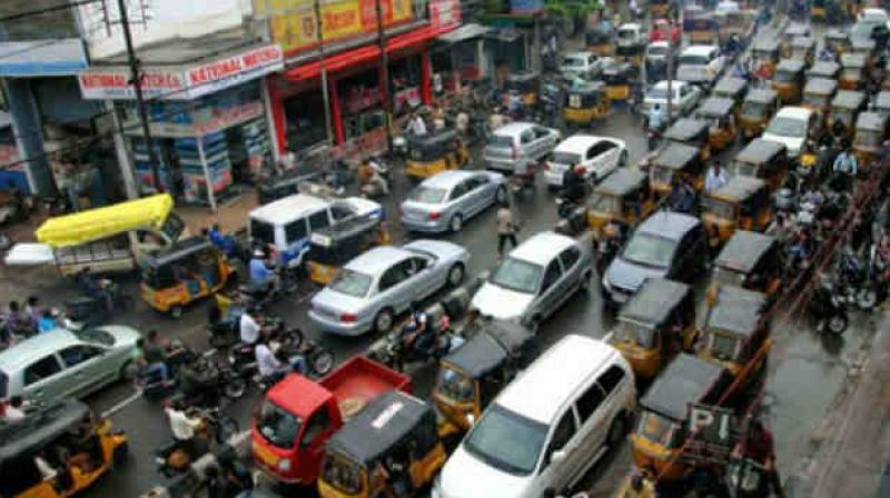 Increased traffic is creating problems for the citizens of Vijayawada.