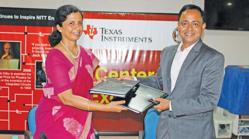 NIT-T, Texas Instruments sign MOU for setting up IT research lab in tiruchy
