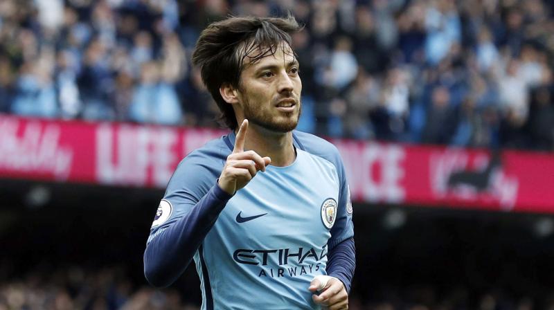 David Silvas opener was awarded despite an apparent offside against Raheem Sterling, while Riyad Mahrez had an equalising penalty disallowed after he slipped and struck the ball twice. (Photo: AP)