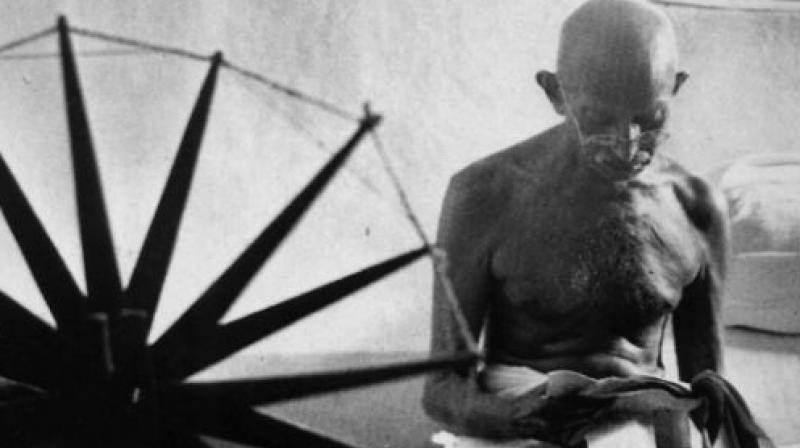 The film sheds light on Gandhis life in the Ashram.