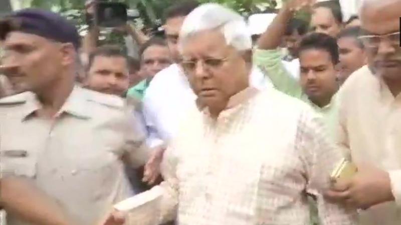 Lalu Yadav was released on six weeks provisional bail on May 11 by the Jharkhand HC for medical treatment and was restrained from taking part in any public function, political activity or issuing statements to the media during the period. (Photo: ANI/Twitter)