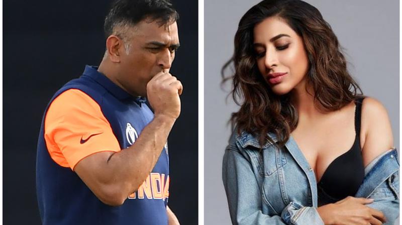 ICC CWC\19: Sophie Choudry completely shuts down trolls on MS Dhoni