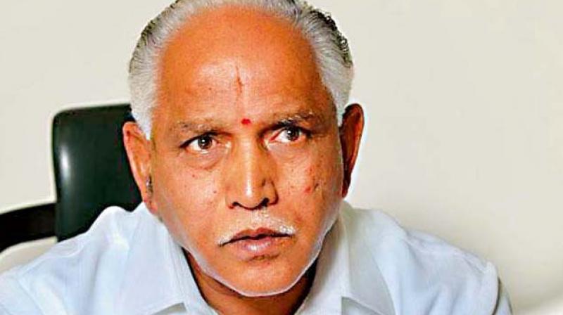 There is an \atmosphere\ for BJP to form govt in K\taka: BS Yeddyurappa