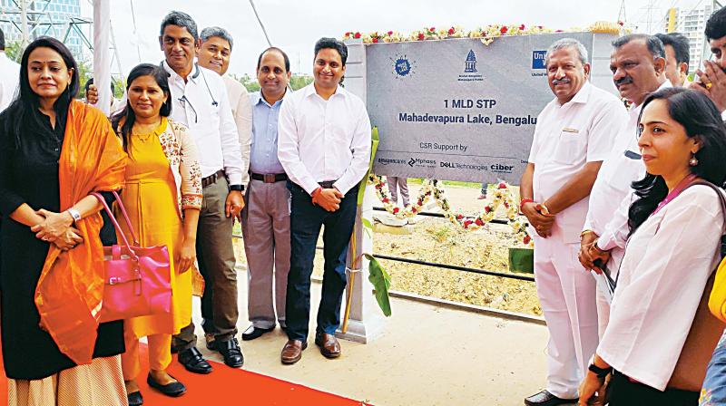 Corporates pitch in to set up STP at Mahadevapura Lake