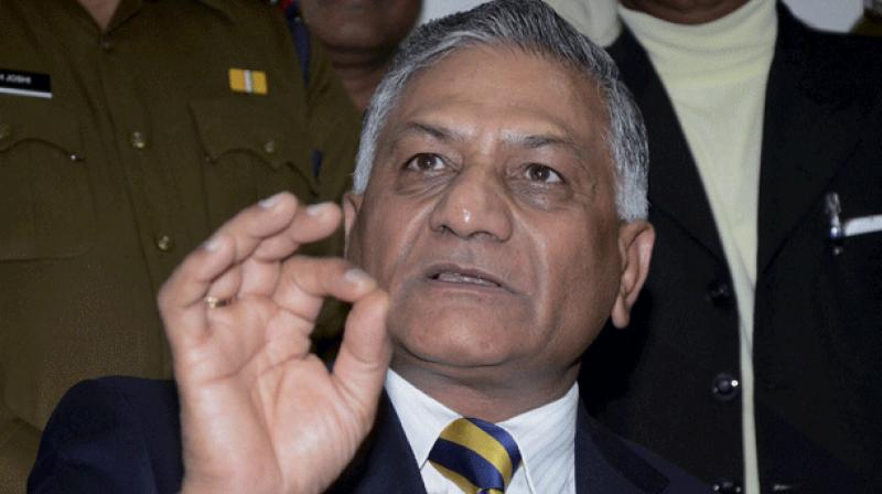 Minister of State for External Affairs General VK Singh will travel to Erbil later on Monday. (Photo: PTI)