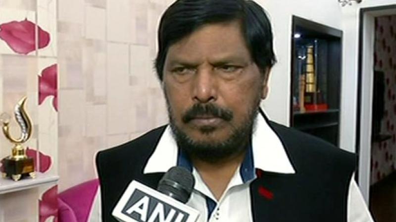 Union Minister of State for Social Justice and Empowerment Ramdas Athawale claimed that the National Democratic Alliance under PM Narendra Modi would once again come to power in 2019. (Photo: File/ANI)