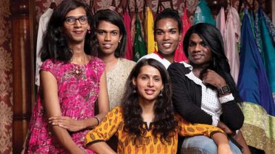 In Samyuktha's (wearing yellow) view, the scrapping of Article 377 and effectively decriminalising homosexuality has given the community a major boost in India. After the law was repealed, corporate have actively formed LGBT groups and vocally advocate hiring  zfrom the LGBT community. 